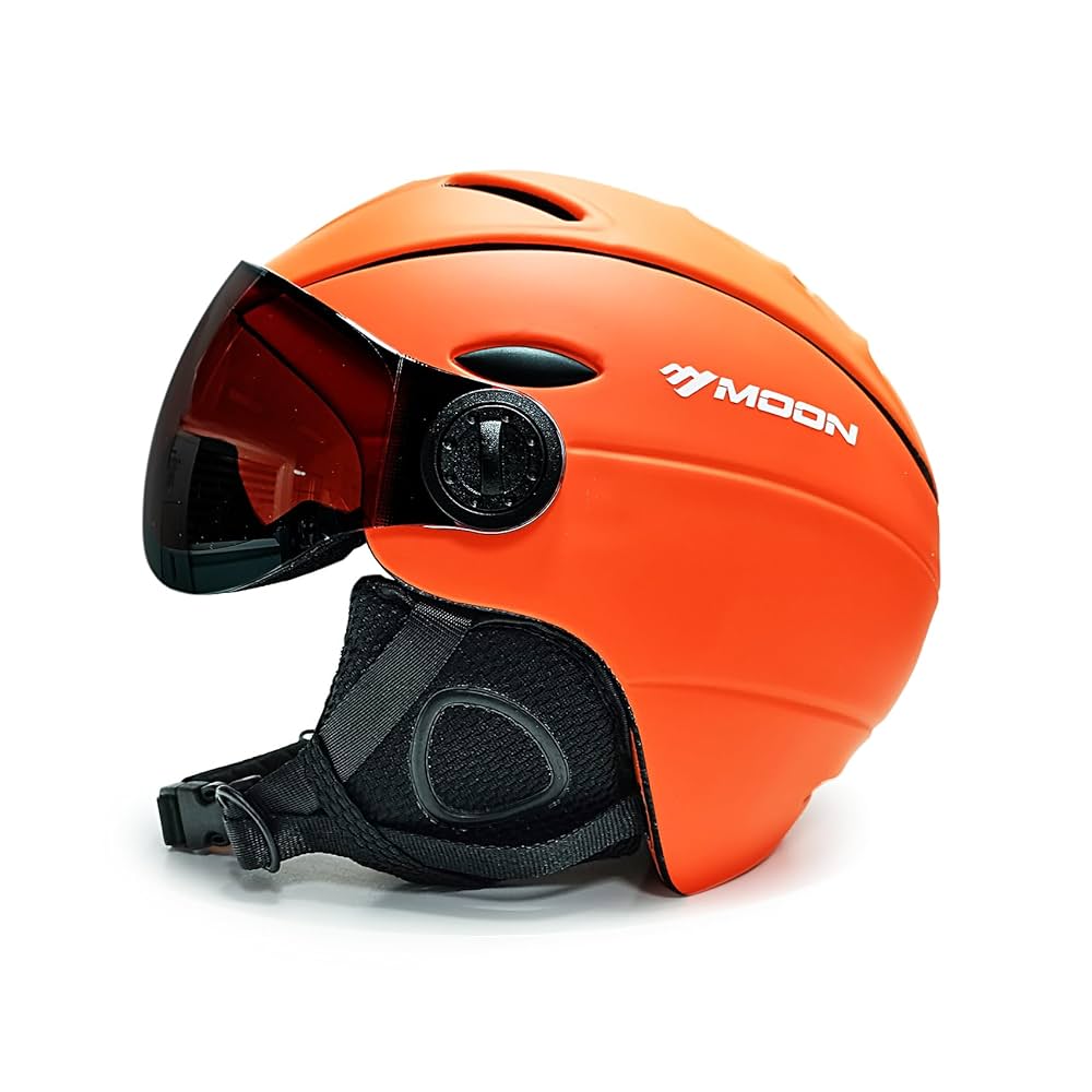 Amazon | バイザースキースノーボードヘルメット分離雪マスク反